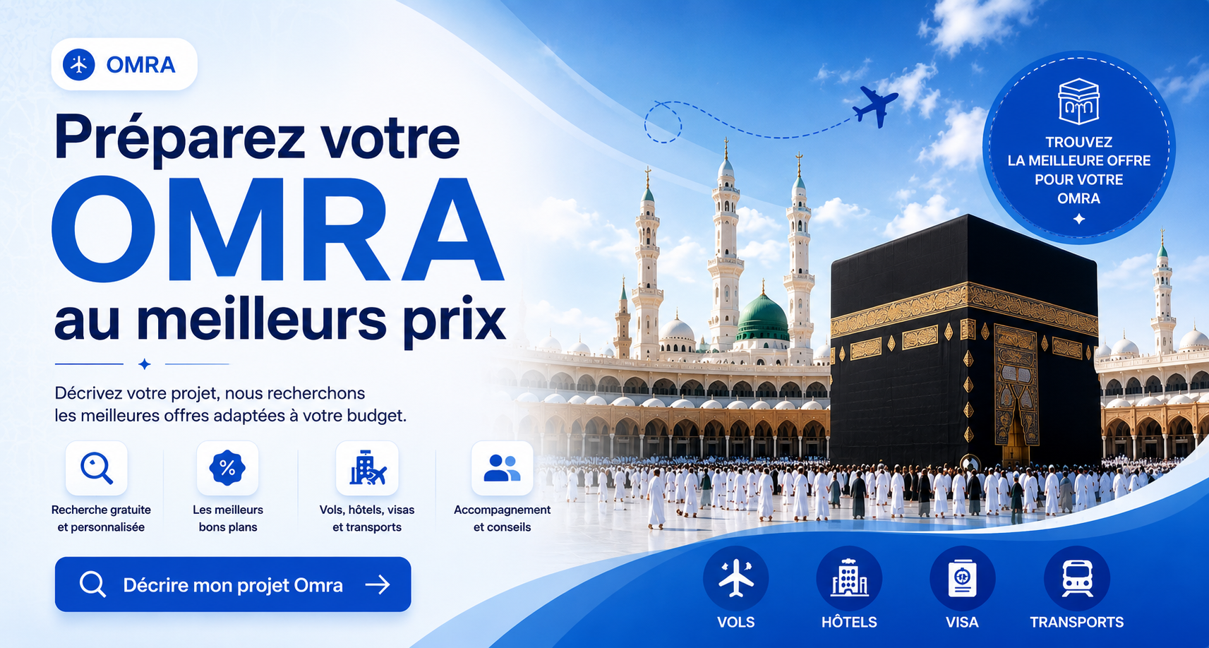 Préparez votre Omra au meilleur prix