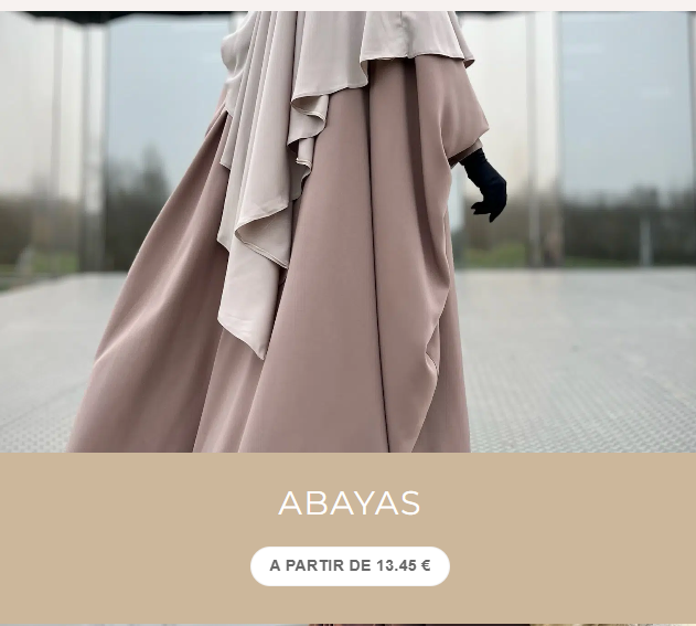 Des abayas et Maxi khimars a -40% sur oummi-abi-moi.com