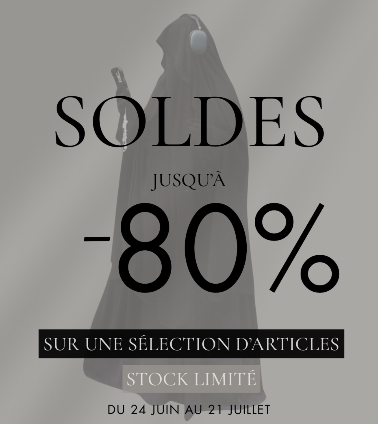 Soldes jusqu’à -80% chez Hijrati